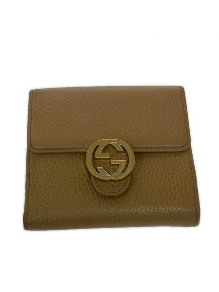小物 GUCCI インターロッキングG 二ツ折リ財布