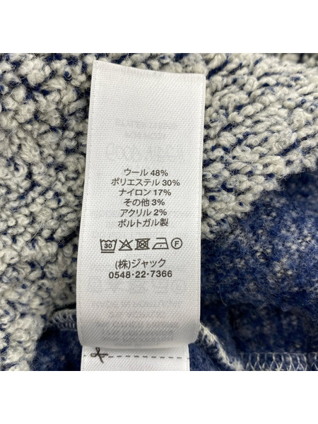 STUSSY WOOL BLEND SHERPA PULLOVER スキッパーニット S グレー 118566