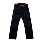 TROPHY CLOTHING  デニム・ジーンズ ダブルニー ダイヤモンド キルティンク