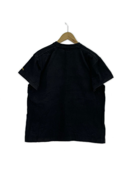 EVISU 半袖Tシャツ・カットソー カモメ プリント マルチカラー 黒 (38)