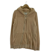 LANEUS パーカー(ジップアップ) レーヨン size46 ブラウン