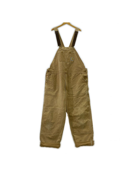 Carhartt オーバーオール・ツナギ ダブルニー 茶