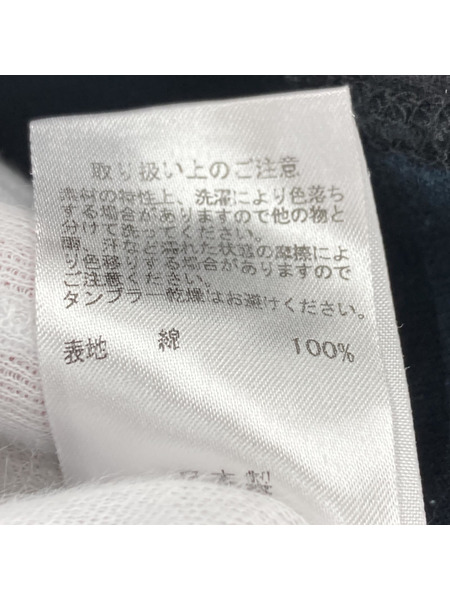 ink 長袖Tシャツ・カットソー 再構築リメイクTee/BLK