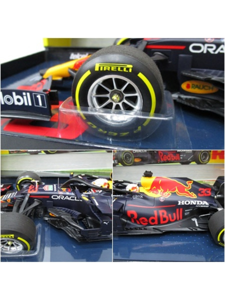 ミニチャンプス 1/18 レッドブルレーシング ホンダ RB16B マックス・フェルスタッペン 2021＃３３ コレクターボックス[値下]