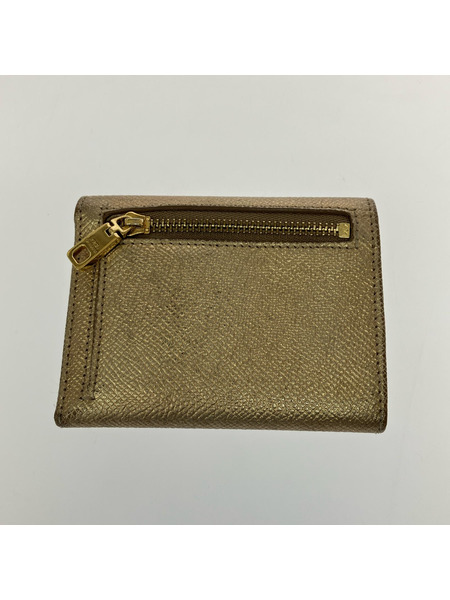 DOLCE&GABBANA コンパクトウォレット 3ツ折リコンパクトウォレット/GLD