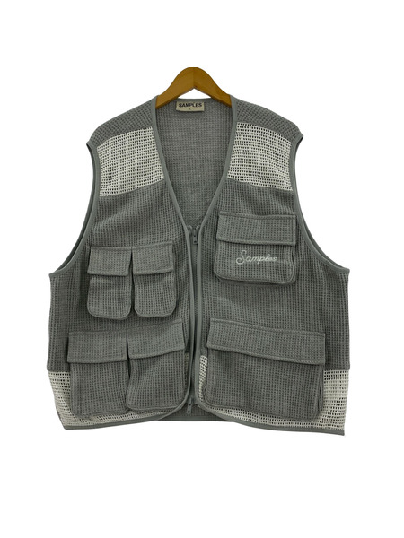. ジャケット samples ワッフルベスト（L)