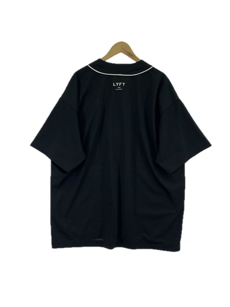 半袖シャツ LYFT ベースボールシャツ（L）BLK