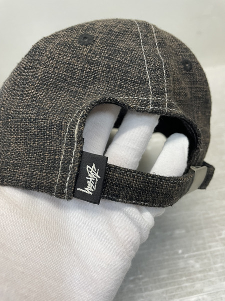 STUSSY Loose Weave Stock Strapback Cap F グレー
