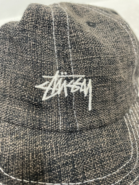 STUSSY Loose Weave Stock Strapback Cap F グレー
