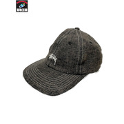STUSSY Loose Weave Stock Strapback Cap F グレー