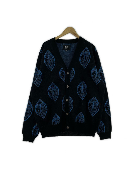 STUSSY カーディガン Mohair Mask Cardigan