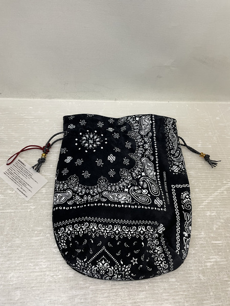 GENTIL BANDIT ペイズリー柄巾着ポーチ