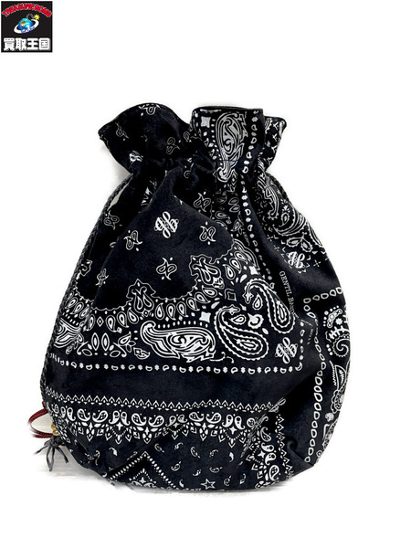 GENTIL BANDIT ペイズリー柄巾着ポーチ