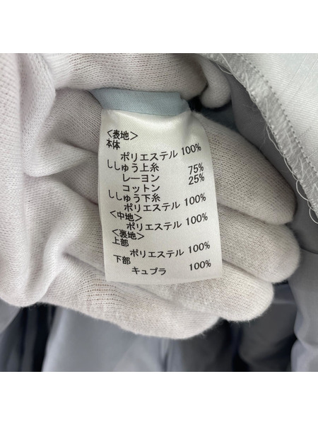 NEMIKA ノースリーブワンピース フラワー刺繍フレアワンピース/gure-