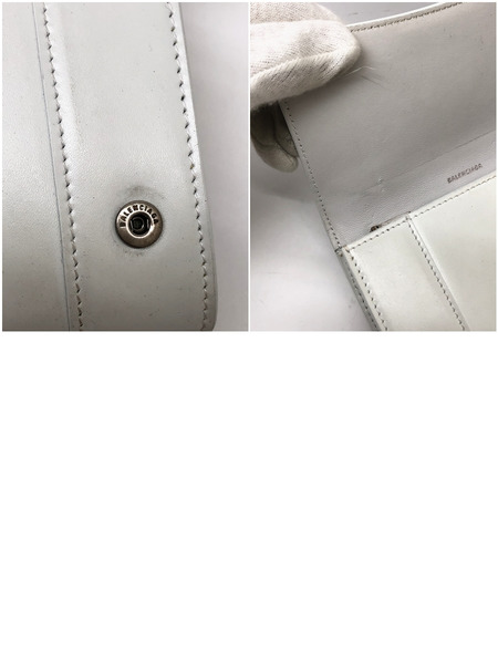 BALENCIAGA 2つ折り財布 白[値下]