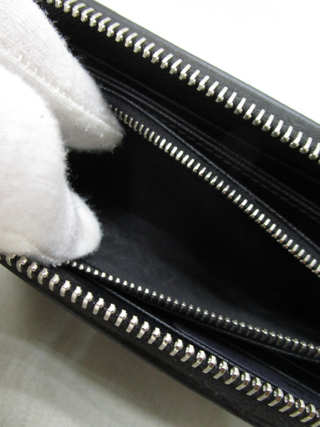 PRADA/ラウンドファスナー長財布/BLK[値下]