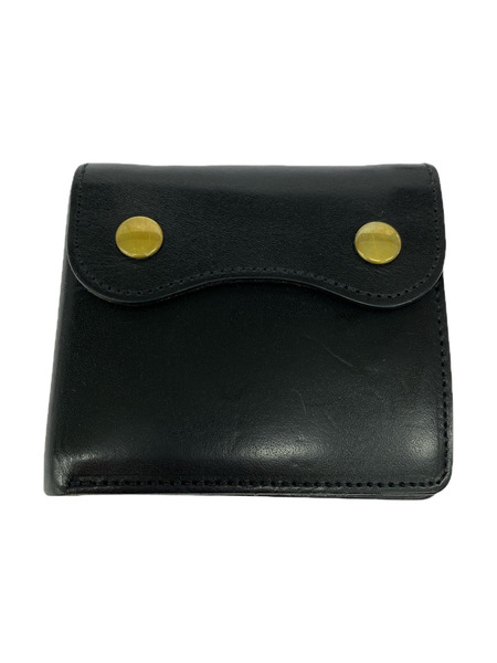 コンパクトウォレット Jamale レザー 黒