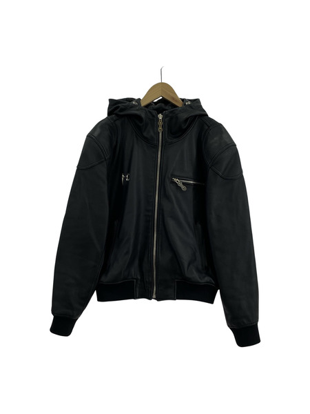 レザージャケット Thug Club Slim Rock Leather Jacket 2[値下]