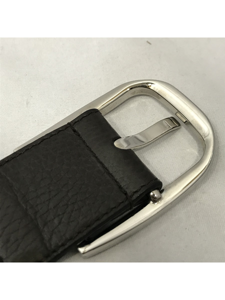 小物 GGキャンバス レザーベルト 449716