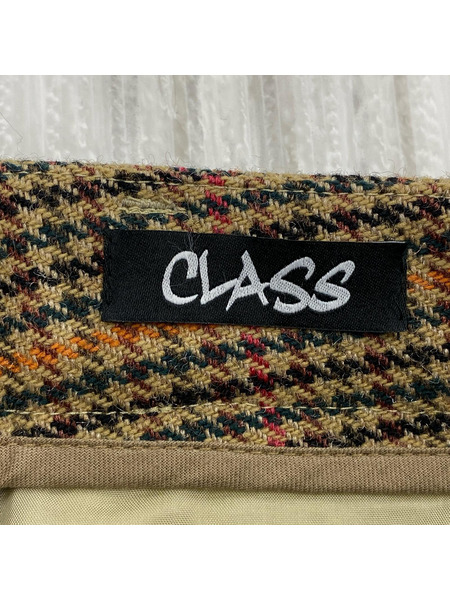 CLASS デザインハウンドトゥーススラックス 2 ベージュ CBIA12UNIA
