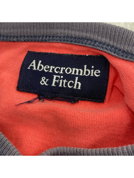 Abercrombie&Fitch 半袖Tシャツ・カットソー 90s~ 染込ミプリント 赤