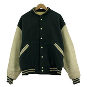 ブルゾン・ジャンパー UNIVERCITY SHOP ショールカラー袖レザースタジャン