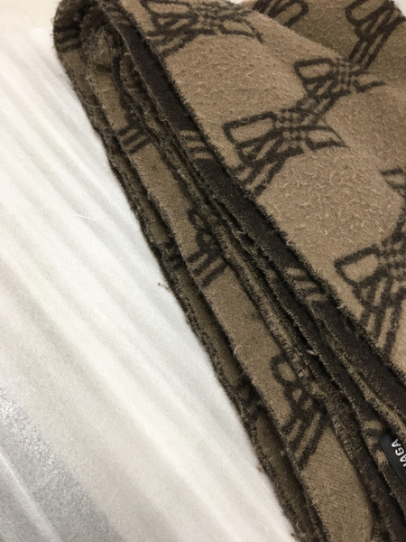 Balenciaga　ラグ衣料その他 BBモノグラムロゴブランケット/704106 421B1