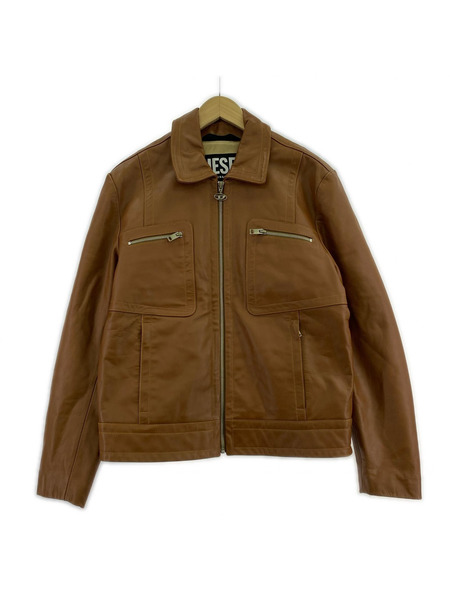 DIESEL レザージャケット 茶