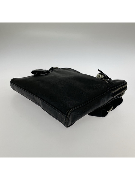 DOLCE&GABBANA ショルダーバッグ レザーショルダーバッグ シボ[値下]
