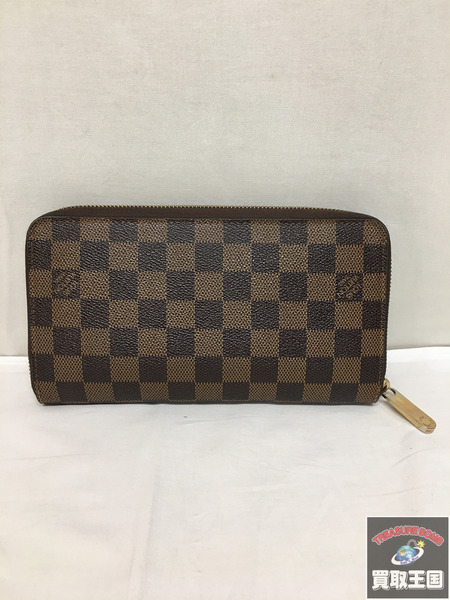 アウディ様【美品】新型モデル ルイヴィトン ダミエエベヌ ジッピーオーガナイザー Louis Vuitton ジッピー・オーガナイザー ダミエ エベヌ N60003