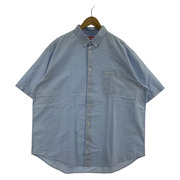 Supreme 25SS Loose Fit Oxford S/S Shirt XL サックス