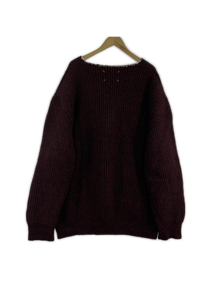 MAISON MARGIELA  20AW Neck stitch Knit Sweater XXL ブラウン