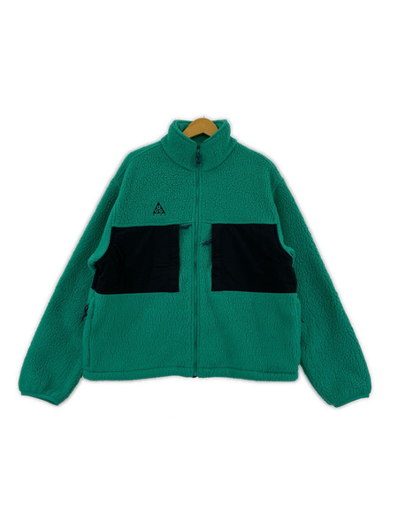 NIKE ブルゾン・ジャンパー ACG グリーン/ブラック フリース