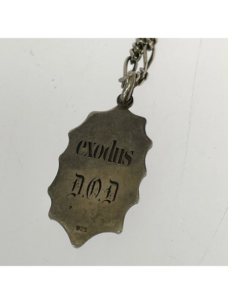 exodus D.O.D JEWELRY SPIDERWEB NECKLACE