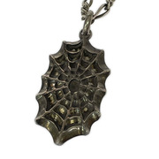 exodus D.O.D JEWELRY SPIDERWEB NECKLACE