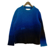ERL ニット・セーター グラデーション モヘヤセーター ブルー L ERL09N001