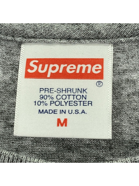 Supreme 半袖Tシャツ・カットソー グレー (M)[値下]