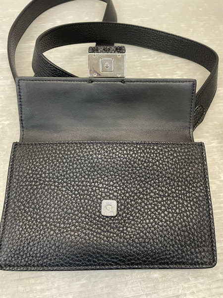 FENDI セレリア バゲットスリムクラッチ ウォレットバッグ ブラック