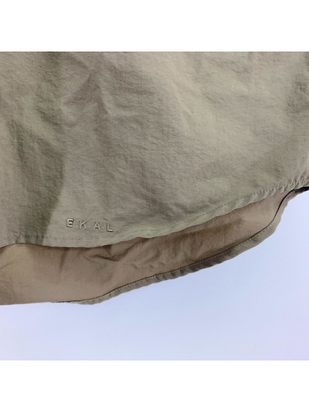 長袖シャツ BURLAP OUTFITTER × EKAL サプレックス カーキ (L)