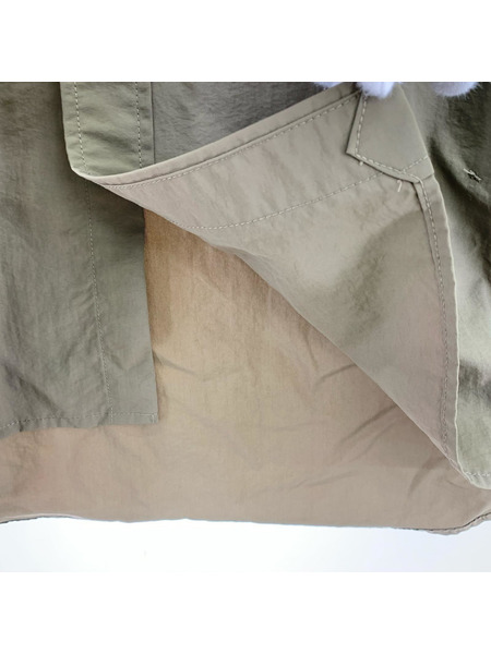 長袖シャツ BURLAP OUTFITTER × EKAL サプレックス カーキ (L)