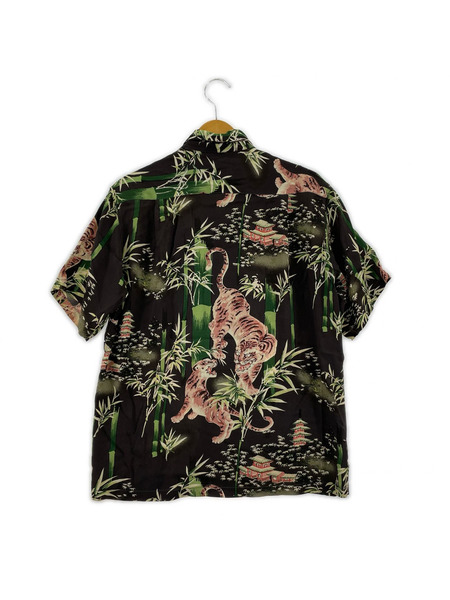 SUN SURF 半袖シャツ TIGER BAMBOO アロハシャツ サイズS