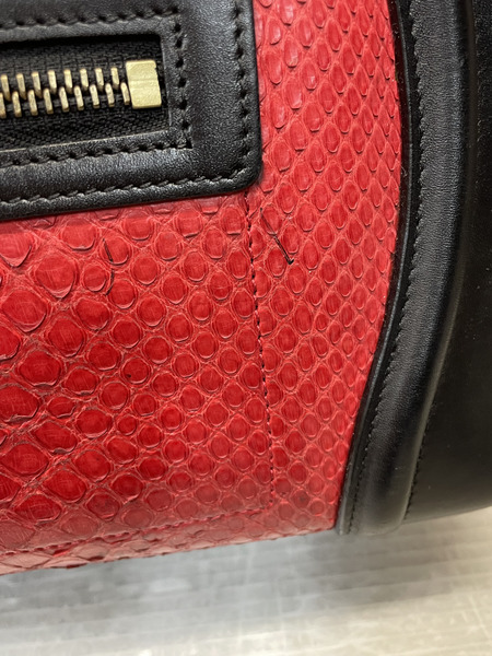 CELINE ラゲージ ファントム レザー×パイソン マルチカラー