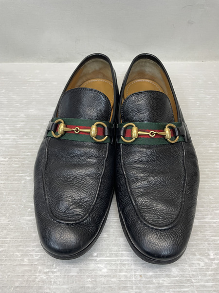 GUCCI シェリーライン ホースビットローファー 6 1/2 黒