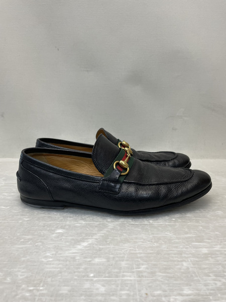 GUCCI シェリーライン ホースビットローファー 6 1/2 黒