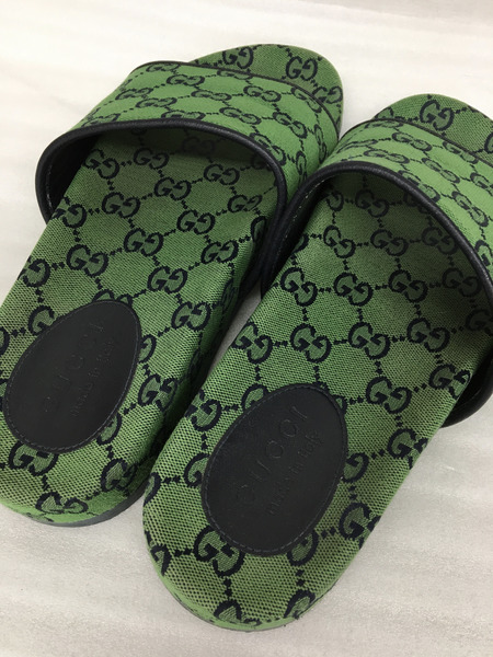 GUCCI　メンズラグ衣料 GGキャンバス/スライド/サンダル/7/