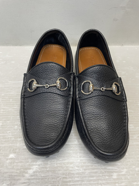 GUCCI ホースビット ドライビングシューズ 6 ブラック 236936