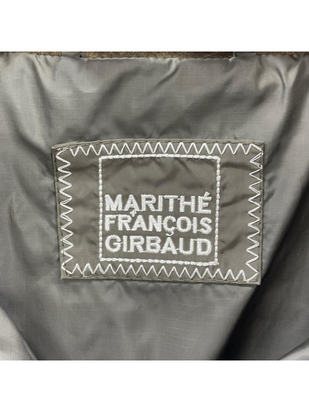 MARITHE + FRANCOIS GIRBAUD ジャケット 八ノ字ジップ ダウンジャケット 緑