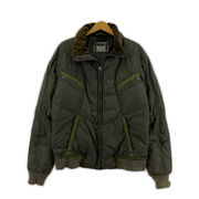 MARITHE + FRANCOIS GIRBAUD ジャケット 八ノ字ジップ ダウンジャケット 緑