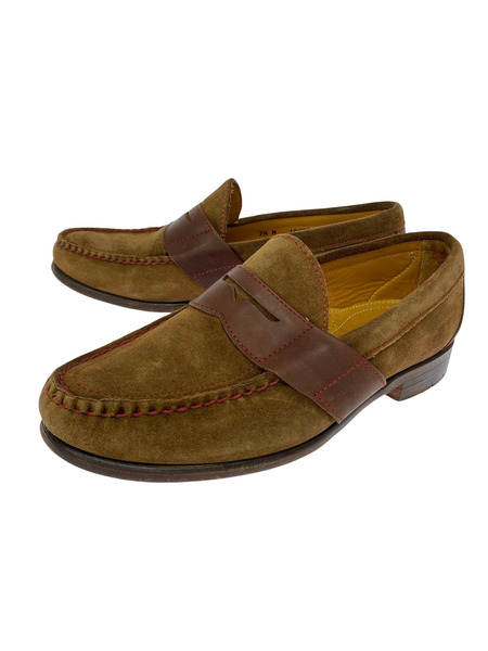COLE HAAN シューズ スエードローファー ブラウン