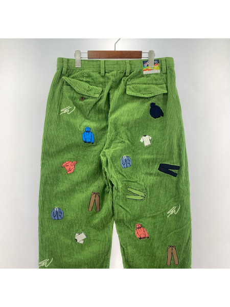 GAP パンツ GAP SEAN Wotherspoon コーデュロイパンツ グリーン